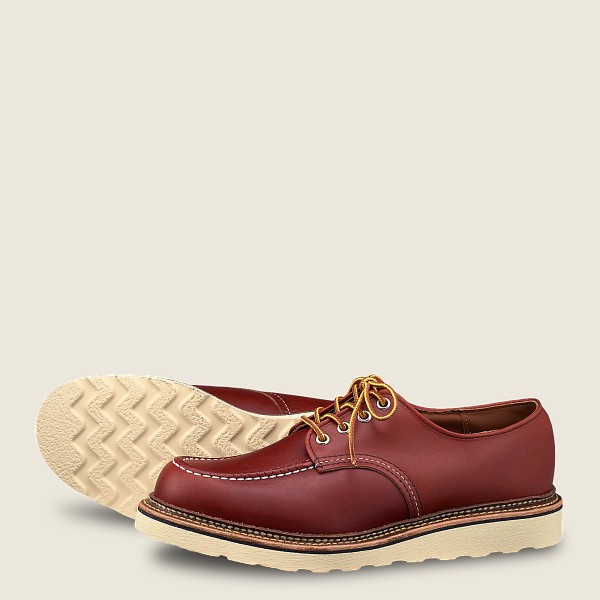 Red Wing Oxford Burgundy - Mens Classic - Russet Portage Leather - 0915-NXRHL